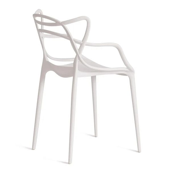 Стул Кет Чаир/Cat Chair (мод.028), пластик, белый - Вид 3