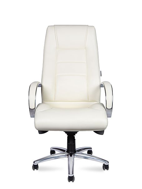 Кресло офисное / Bern ivory / бежевая экокожа - Вид 2