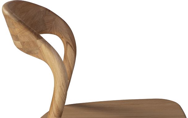 Стул деревянный из массива дуба Соул Дуб натуральный - Вид 12