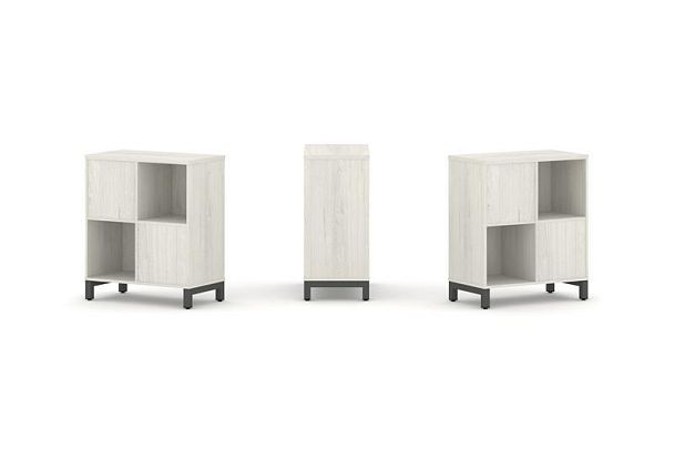 Стайл Проджект Набор стеллажа 2-х сторон., 2 яр. SN.NSD-221 Дуб Наварра/Металл Антрацит 754*400*881 - Вид 1