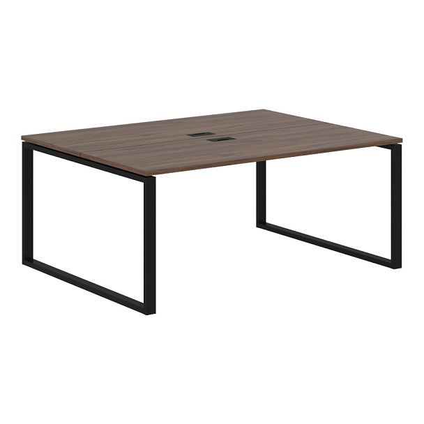 Стол 2-х местный EQWST 1713 Дуб Денвер тёмный/Черный 1760х1346х750 EDIS - Вид 1