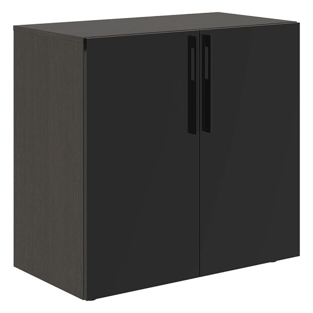 Тумба с фригобаром СП-064-25-08 Черный глянец/Дуб Мореный 940х500х900 KANON - Вид 1