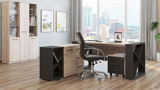 Стол для переговоров Spring 240x120x77 дуб каньон - Вид 4