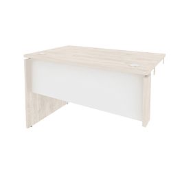 Onix Стол-приставка левый к опорным элементам O.SPR-2.7 (L) Денвер светлый/Белый бриллиант 1180*720*750 - Фото предпросмотра