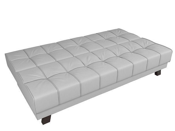 Прямой диван Винсент (полностью экокожа белая) - Вид 8