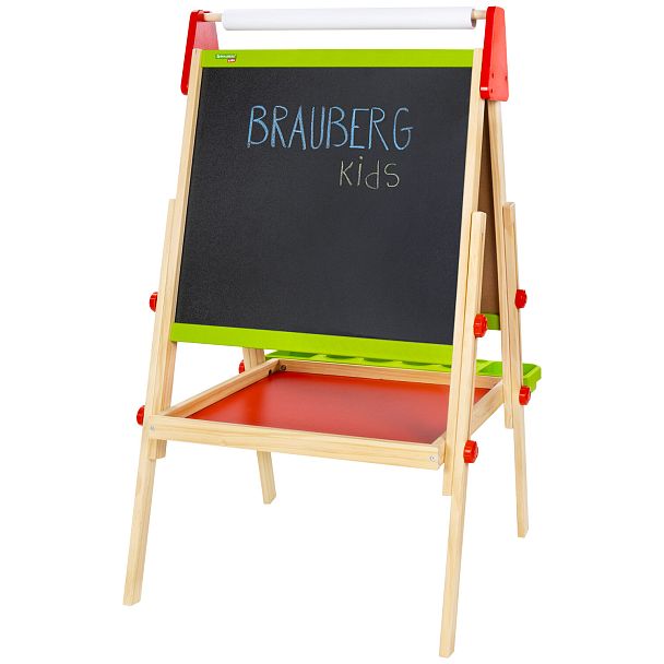 Мольберт растущий 3 в 1 для мела/магнитно-маркерный 48х43 см, BRAUBERG KIDS, 238151 - Вид 20