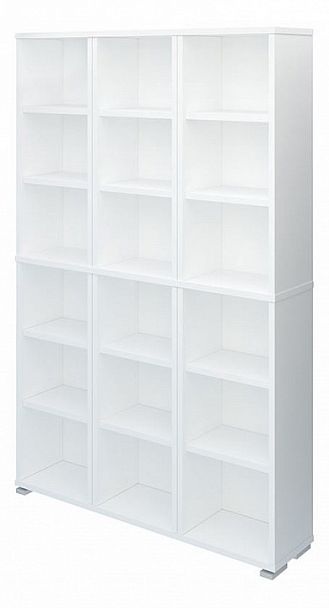 Стеллаж Домино ПУ-40-1 Белый - Вид 1