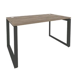 Onix Стол рабочий на О-образном м/к O.MO-SP-3.8 Тиквуд темный/Антрацит металл 1380*800*750 - Фото предпросмотра