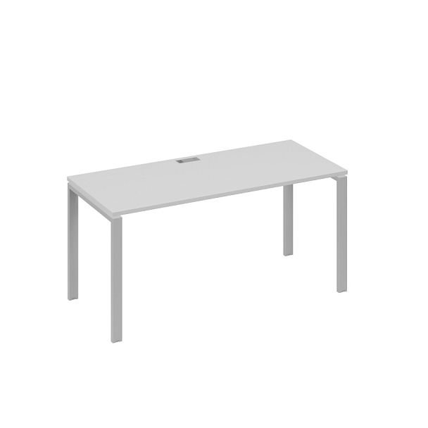 Стол письменный на металлокаркасе UNO A4 А4 Б1 015 БП серый / металлокаркас серый - Вид 1