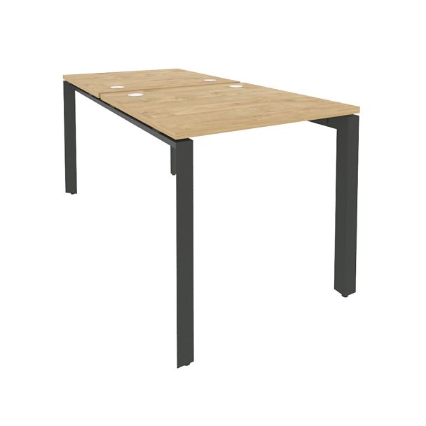 Onix Рабочая станция на П-образном м/к O.MP-D.RS-2.0.8 Тиквуд светлый/Антрацит металл 780*1635*750 - Вид 1