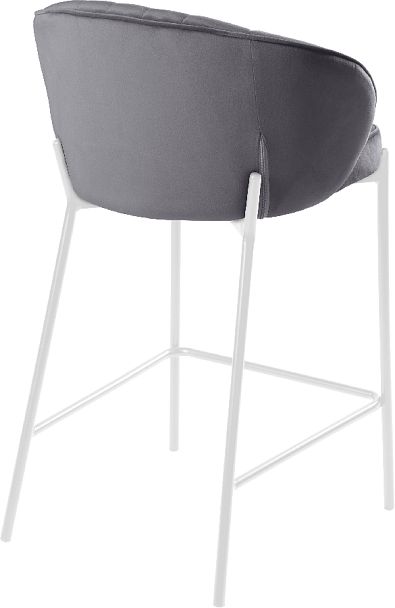 Комплект полубарных стульев Миэль серый/белый, 4 шт. - Вид 4