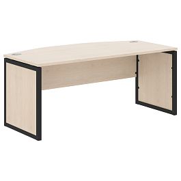 Стол руководителя XQPET 189 Бук Тиара/Антрацит 1800х914х750 XTEN-QP - Фото предпросмотра