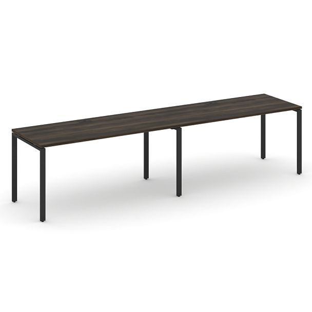 Concept Рабочая станция 2 места CN.ORS-004 Дуб Мали/Металл Черный 3160*720*750 - Вид 1