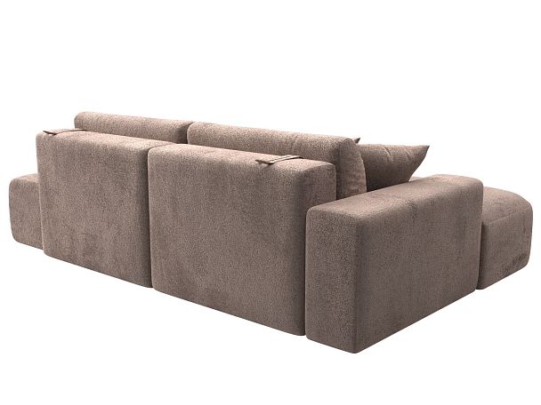 Диван угловой Лига-036 НПБ Модерн левый угол Велюр бежевый - Вид 6