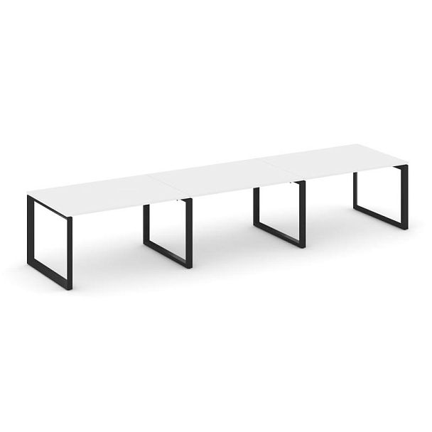 Style Project Next Стол переговорный SN-59O.SPRG-021.3 Белый/Металл Черный 2940*980*750 - Вид 1