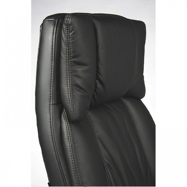 Кресло Мэдисон / (black) серый пластик / черная экокожа - Вид 11