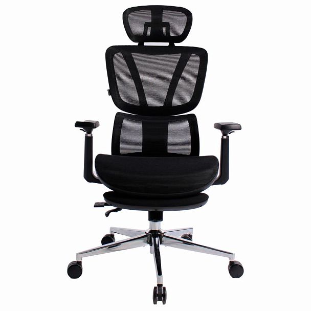 Кресло BRABIX PREMIUM "Evolution ER-700", подножка, слайдер, синхромеханизм, сетка, черное, 532947 - Вид 3