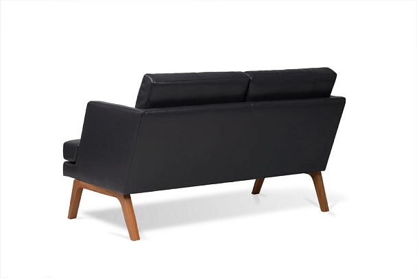 Трехместный диван с высокой спинкой Artis 205x94x117 чёрный - Вид 9