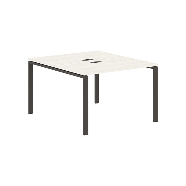 Стол 2-х местный EUWST 1113 Ясень Траун/Мокко 1160х1346х750 EDIS - Вид 1