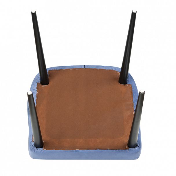 Полукресло Лилия, белый/ темно-зеленый, черные ножки - Вид 11