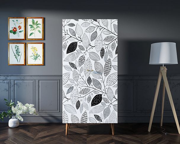 Шкаф малый двухстворчатый "Berber" принт 9 - Вид 7