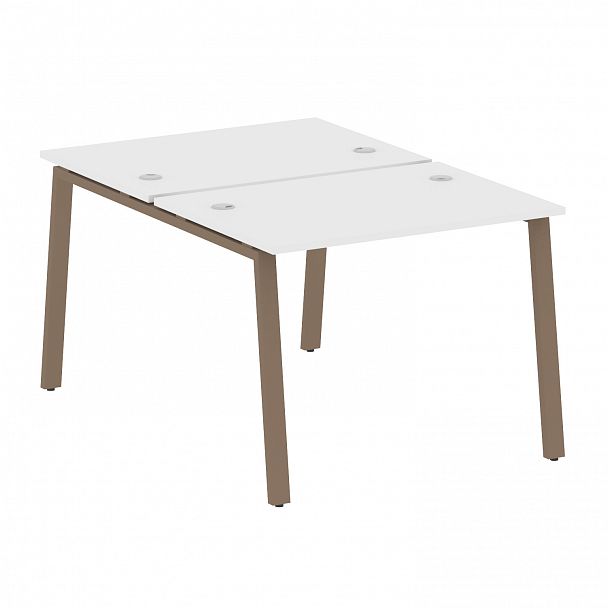 Рабочая станция "Metal System" БА.РАС-СП-2.1 белый/мокко - Вид 1