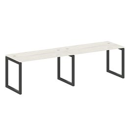 Metal System Quattro Р. ст. на 2 раб. места на О-образном м/к 50БО.СМ-2.3 Дуб наварра/Антрацит металл 2800*720*750 - Фото предпросмотра