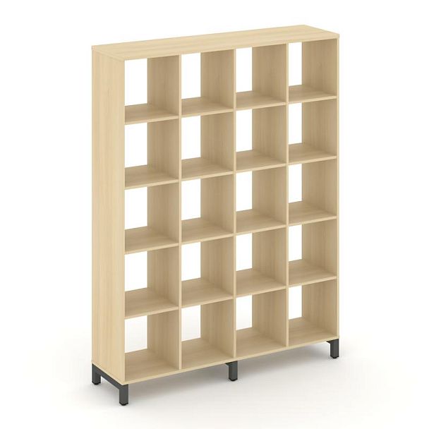 Стайл Проджект Каркас стеллажа 5 яр. SN.KS-540 Акация Лорка/Металл Антрацит 1488*400*1982 - Вид 1