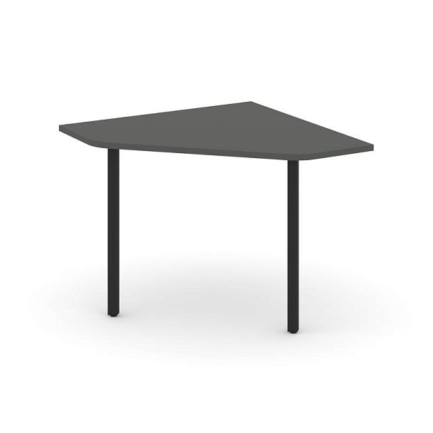 Стайл Проджект Угловой элемент перег. стола SN-4.UPRG-001 Антрацит/Металл Черный 980*980*750 - Вид 1