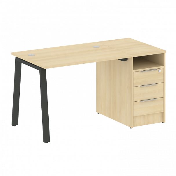 Рабочая станция "Metal System" БА.РС-СТП -1.1 акация/антрацит - Вид 1