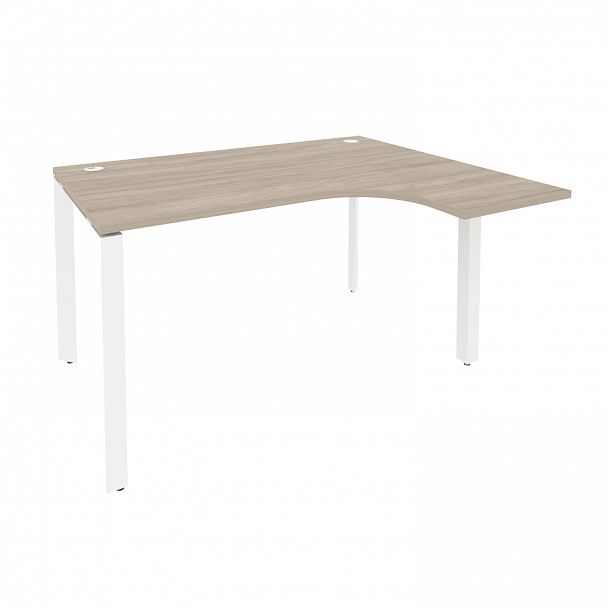 Стол эргономичный "Onix" O.MP-SA-3 дуб аттик/белый - Вид 1