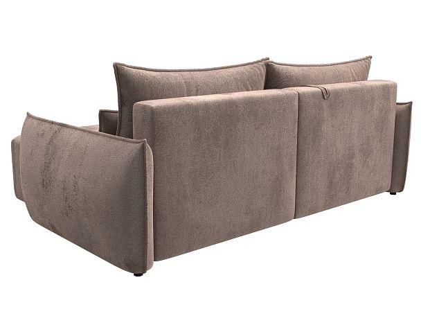 Диван угловой Лига-051 НПБ угол универсальный Велюр бежевый - Вид 5