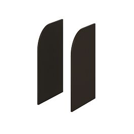 Боковые панели для комбинации стоек-ресепшн "Система-M"  ПК-УНФО-БКР114х70-В1-179 дуб ферраре - Фото предпросмотра