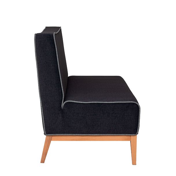 Диван Neo, велюр черный, 1400 - Вид 4