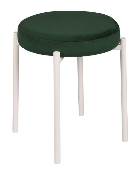 Комплект табуретов Кен, Confetti deep forest/белый, 2 шт. - Вид 1