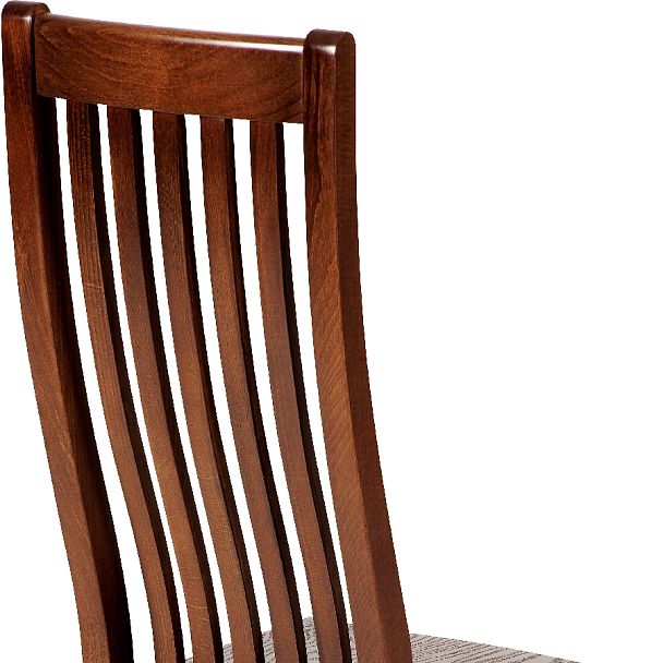 Стул деревянный с жестким сиденьем Альбен Античный орех - Вид 9