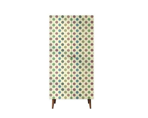 Шкаф малый двухстворчатый Berber принт 24 арт BB08/Print_24 - Вид 1