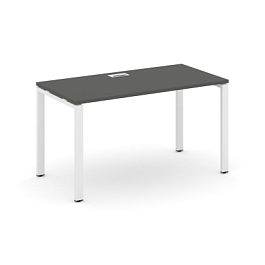 Стайл Проджект Стол письменный SN-6P.SP-001 Антрацит/Металл Белый 980*600*750 - Фото предпросмотра