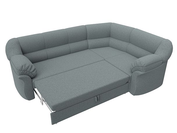 Диван угловой Карнелла правый угол Рогожка серый - Вид 7