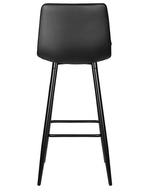 Стул барный DOBRIN NICOLE (черные матовые ножки, черная экокожа (P-01)) - Вид 5