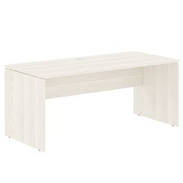 Стол прямой EDST 1780 Ясень Траун/Белый 1760х800х750 EDIS - Фото предпросмотра
