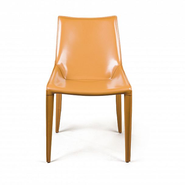 Стул David, кожа camel - Вид 3
