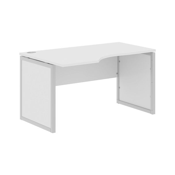 Стол эргономичный XQPCET 149(L) Белый/Алюминий 1400х900х750 XTEN-QP - Вид 1