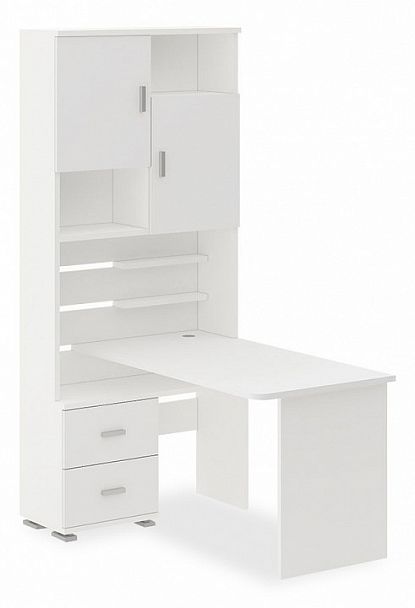 Стол компьютерный Домино СР-720/140 Белый левый - Вид 1