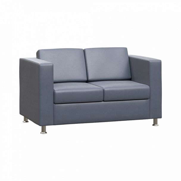 Диван двухместный BORN "BR-02" серый - Вид 1