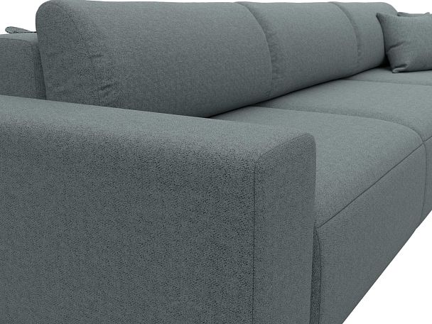 Диван прямой Лига-036 НПБ Классик Лонг Рогожка серый - Вид 4