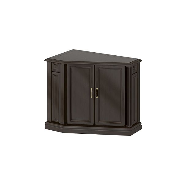 Тумба угловая правая "Версаль"  ПК-ВР-ТМ90Х55ПШ/35-В1-974 темный орех - Вид 1