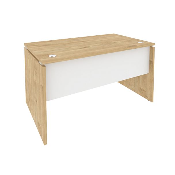 Onix Стол письменный O.SP-3.8 Тиквуд светлый/Белый бриллиант 1380*800*750 - Вид 1