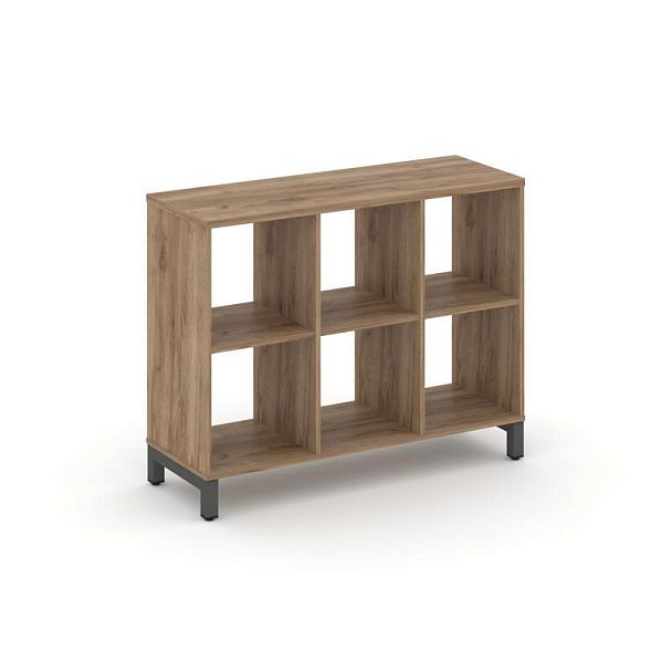 Стайл Проджект Каркас стеллажа 2 яр. SN.KS-230 Дуб Табак/Металл Антрацит 1121*400*881 - Вид 1