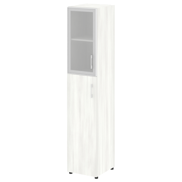 Yalta Шкаф узкий LT.SU-1.7 R (L) Снежная патина 400*450*1987 - Вид 1